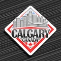 Vector logo for Calgary Royalty Free Stock Photo