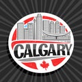 Vector logo for Calgary Royalty Free Stock Photo