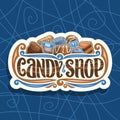 Vector logo for Candy Shop Royalty Free Stock Photo