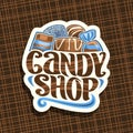 Vector logo for Candy Shop Royalty Free Stock Photo