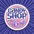 Vector logo for Candy Shop Royalty Free Stock Photo