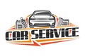 Vector logo for Car Service Royalty Free Stock Photo