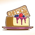 Vector logo for Cheesecake