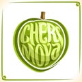 Vector logo for Cherimoya Fruit