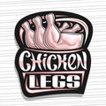 Vector logo for Chicken Legs