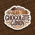 Vector logo for Chocolate Candy Royalty Free Stock Photo