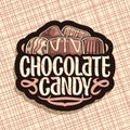 Vector logo for Chocolate Candy Royalty Free Stock Photo