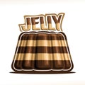 Vector logo for chocolate Jelly