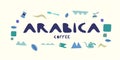 Vector logo for Coffee, coffee grade