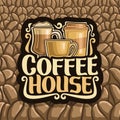 Vector logo for Coffee House Royalty Free Stock Photo