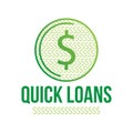 Vector logo of the company loans and quick loans