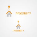 Vector logo for construction company