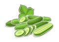 Vector logo for Cucumbers