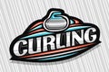 Vector logo for Curling Sport