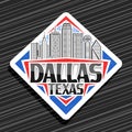 Vector logo for Dallas Royalty Free Stock Photo