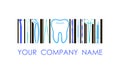 Vector logo for dental company, clinic, office. Concept logo