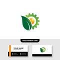 Vector logo design for agriculture, agronomy, rural country farming field, natural harvest