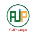 Vector logo design AJP use for your lbusiness logo