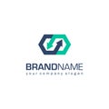 Vector logo design for business, logistics company