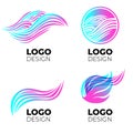 Vector logo design elements set Royalty Free Stock Photo