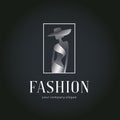 Vector logo design. Fashion