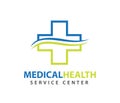 Vector logo design for health care, family healthy clinic doctor, wellness center, drug store, medical clinic,