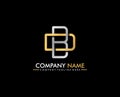 Vector logo design letter D D. luxury and elegant business logo design concept Royalty Free Stock Photo