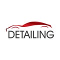 Vector logo for detailing car and tuning