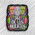 Vector logo for Dia de los Muertos