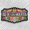 Vector logo for Dia de los Muertos