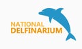 Vector logo dolphinarium Royalty Free Stock Photo