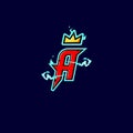 Vector logo e sport letter a Royalty Free Stock Photo