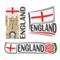 Vector logo for England