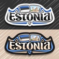 Vector logo for Estonia