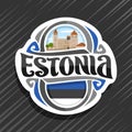 Vector logo for Estonia