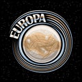 Vector logo for Europa Moon