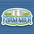 Vector logo for Farm Milk