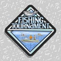 Vector logo for Fishing Tournament