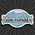 Vector logo for Fishing Tournament