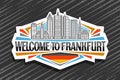 Vector logo for Frankfurt Royalty Free Stock Photo