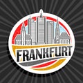Vector logo for Frankfurt Royalty Free Stock Photo