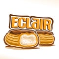 Vector logo for French Eclair