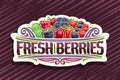 Vector logo for Fresh Berries