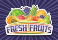 Vector logo for Fresh Fruits