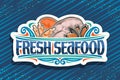 Vector logo for Fresh Seafood