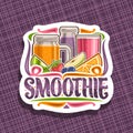 Vector logo for fruit Smoothie