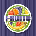 Vector logo for Fruits