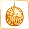 Vector logo for Granadilla Fruit