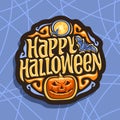 Vector logo for Halloween Royalty Free Stock Photo