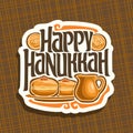 Vector logo for Hanukkah